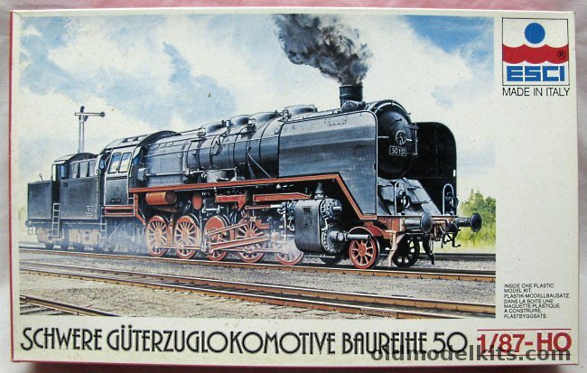 ESCI 1/87 Schwere Guterzuglokomotive Baureihe 50 Locomotive, 1002 plastic model kit